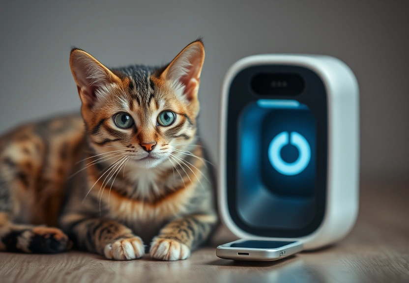 Representação visual de A caixa de areia inteligente que avisa pelo celular se o gato está com algum problema de saúde