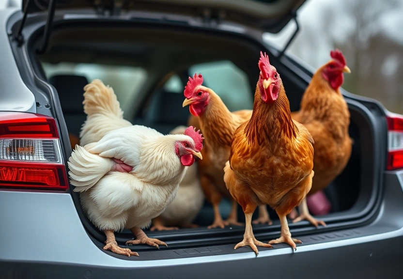 Fun Fact: Three Percent Of Subaru Owners Haul Chickens Representação visual de Fun Fact: Three Percent Of Subaru Owners Haul Chickens