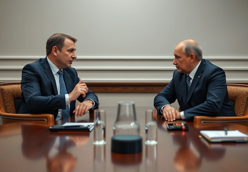 Representação visual de Ukraine-Russia Talks End With Little Progress and Hints of an Impasse