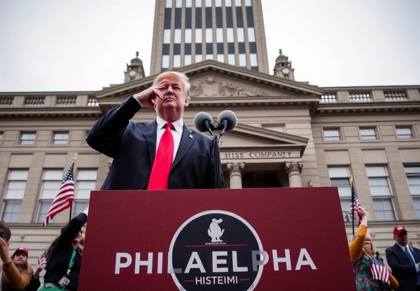 Representação visual de How Trump Brought the Fight Over American History to Philadelphia