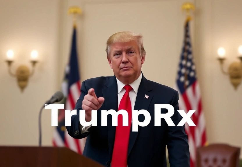 Representação visual de TrumpRx Is Set to Go Live on Thursday