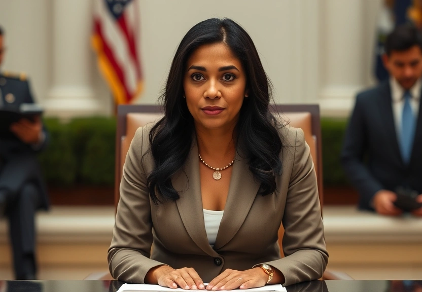 Representação visual de White House Offers Shifting Story on Gabbard’s Presence at Georgia Raid