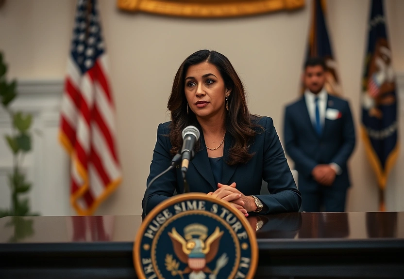 Representação visual de White House Offers Shifting Story on Gabbard’s Presence at Georgia Raid