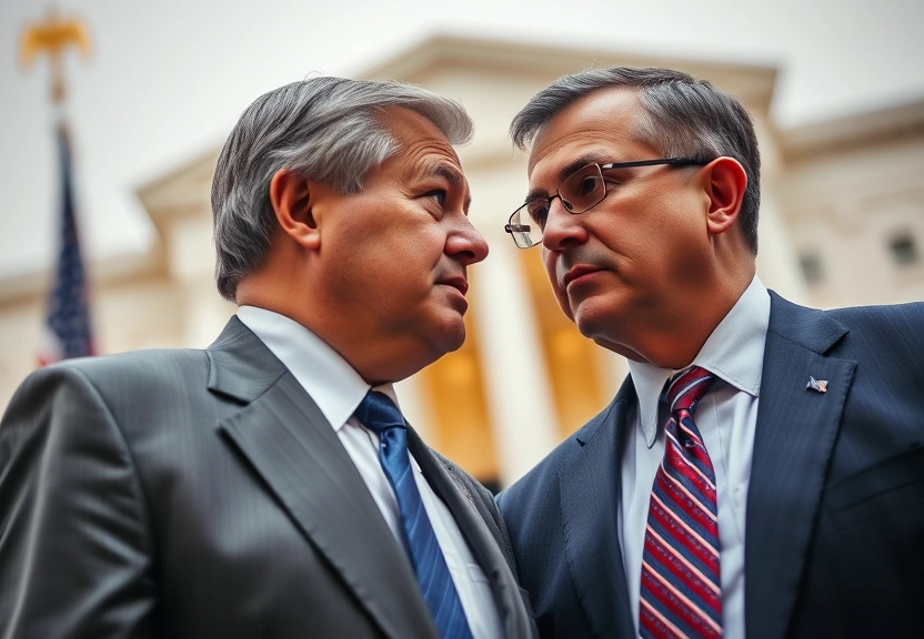 Representação visual de Senators Clash Over Immigration Enforcement, Risking a D.H.S. Shutdown