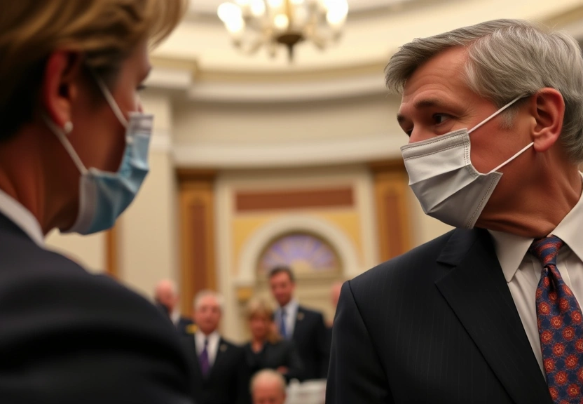 Representação visual de Senators Clash Over Immigration Enforcement, Risking a D.H.S. Shutdown