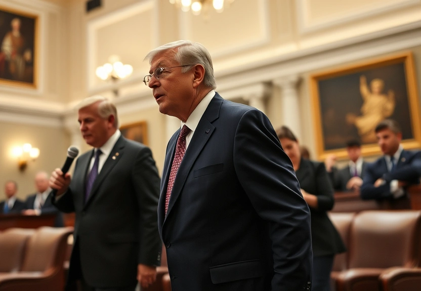 Representação visual de Senators Clash Over Immigration Enforcement, Risking a D.H.S. Shutdown