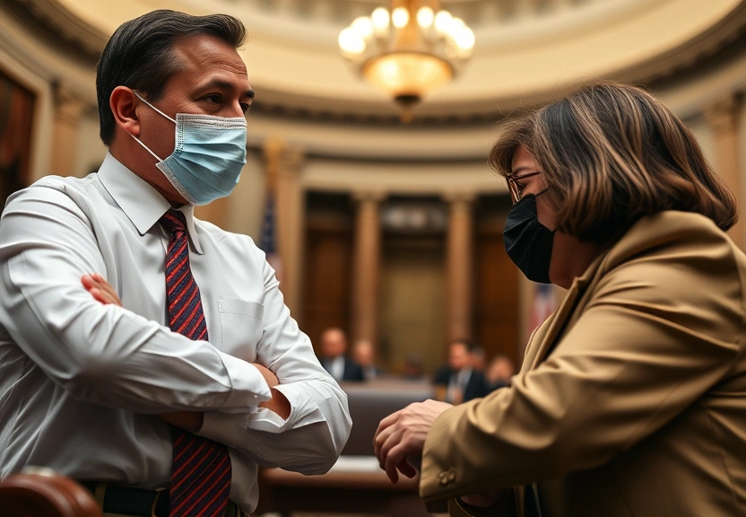 Representação visual de Senators Clash Over Immigration Enforcement, Risking a D.H.S. Shutdown