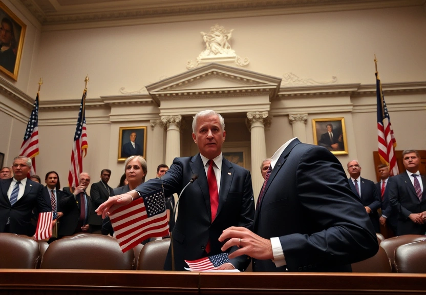 Representação visual de Senators Clash Over Immigration Enforcement, Risking a D.H.S. Shutdown