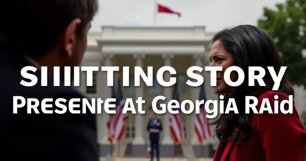 White House Offers Shifting Story on Gabbard’s Presence at Georgia Raid