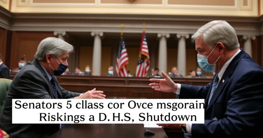 Senators Clash Over Immigration Enforcement, Risking a D.H.S. Shutdown