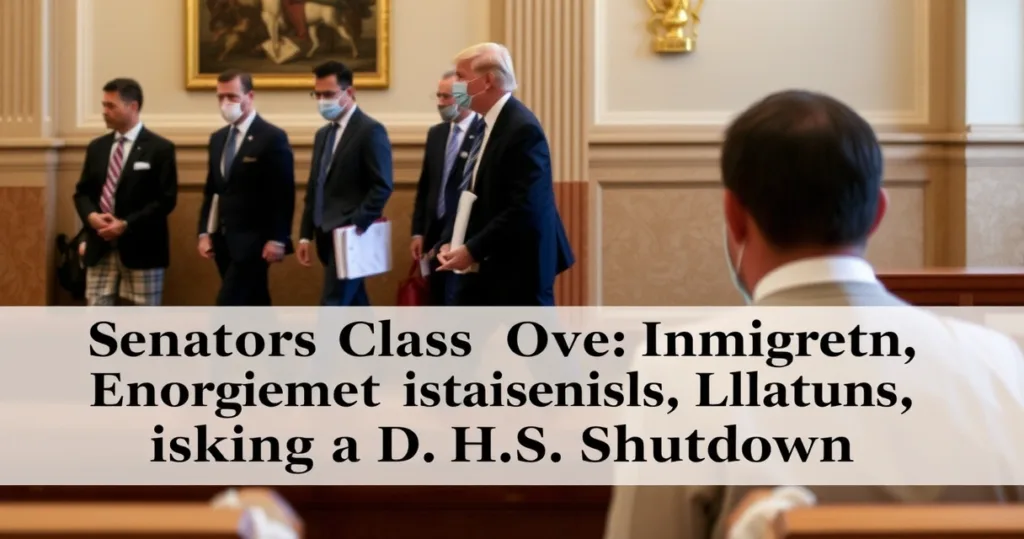 Senators Clash Over Immigration Enforcement, Risking a D.H.S. Shutdown