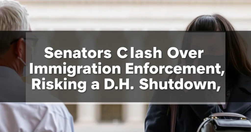 Senators Clash Over Immigration Enforcement, Risking a D.H.S. Shutdown