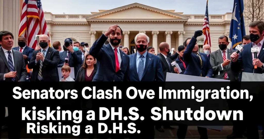 Senators Clash Over Immigration Enforcement, Risking a D.H.S. Shutdown